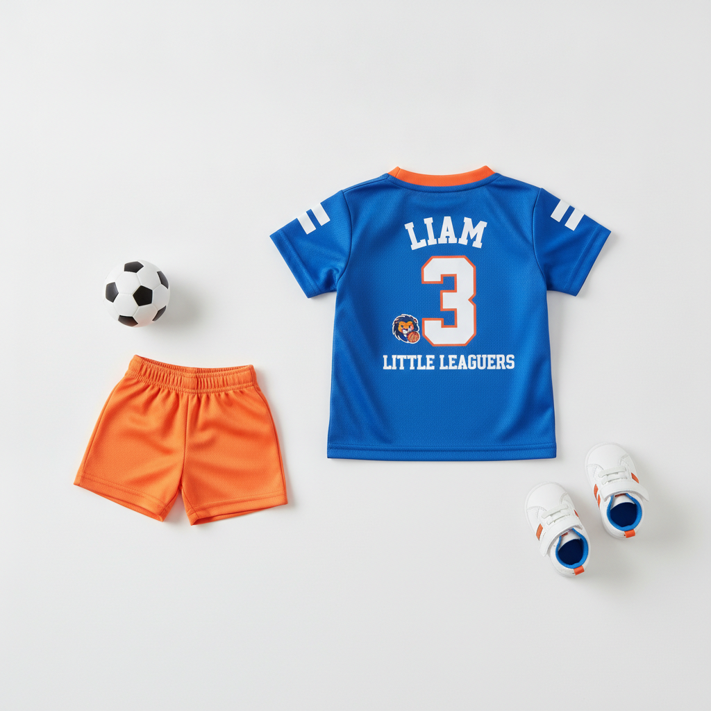 Custom Kids Sports Shirt | Personalized Toddler Tee